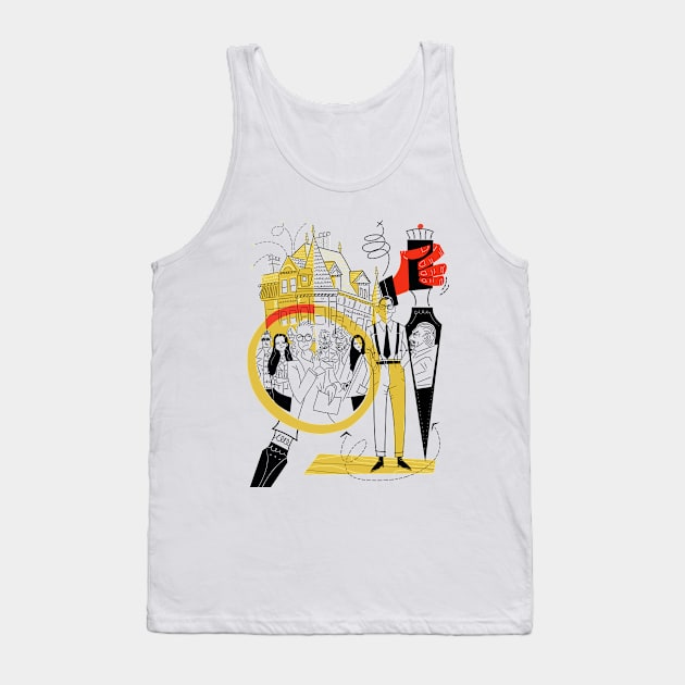 Knives Out Tank Top by Bad Love Design